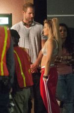 SAMANTHA HOOPES on the Set of 