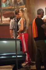 SAMANTHA HOOPES on the Set of 
