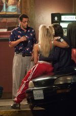 SAMANTHA HOOPES on the Set of 