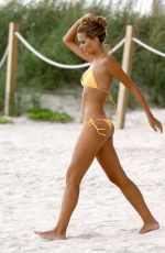 SANDRA KUBICKA in Bikini on the Set of a Photoshoot at a Beach in Miami 09/27/2016