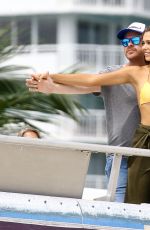 SANDRA KUBICKA in Bikini on the Set of a Photoshoot at a Beach in Miami 09/27/2016