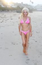 SARA BARRETT in Bikini at a Beach in Malibu 09/04/2016