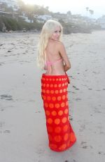 SARA BARRETT in Bikini at a Beach in Malibu 09/04/2016