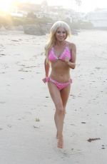 SARA BARRETT in Bikini at a Beach in Malibu 09/04/2016