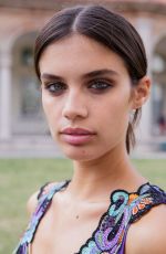 SARA SAMPAIO at Aberta Ferretti Fashion Show in Milan 09/21/2016