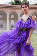 SARA SAMPAIO at Aberta Ferretti Fashion Show in Milan 09/21/2016