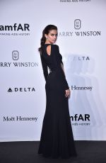 SARA SAMPAIO at Amfar Gala at Museo Della Permanente in Milan 09/24/2016