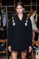 SARA SAMPAIO at Francesco Scognamiglio Fashion Show in Milan 09/21/2016