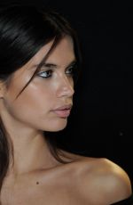 SARA SAMPAIO at Francesco Scognamiglio Fashion Show in Milan 09/21/2016