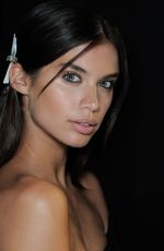 SARA SAMPAIO at Francesco Scognamiglio Fashion Show in Milan 09/21/2016