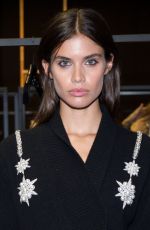SARA SAMPAIO at Francesco Scognamiglio Fashion Show in Milan 09/21/2016