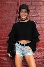 SARA SAMPAIO Leaves Marc Jacobs Fashion Show in New York 09/16/2016