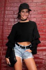 SARA SAMPAIO Leaves Marc Jacobs Fashion Show in New York 09/16/2016