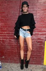 SARA SAMPAIO Leaves Marc Jacobs Fashion Show in New York 09/16/2016