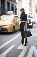 SARA SAMPAIO Out and About in New York 09/14/2016