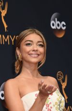SARAH HYLAND at 68th Annual Primetime Emmy Awards in Los Angeles 09/18/2016