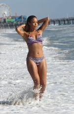 SARAH JANE CRAWFORD in Bikini at a Beach in Santa Monica 09/16/2016