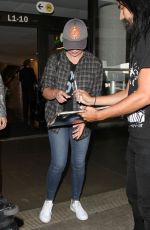 SARAH MICHELLE GELLAR at LAX Airport in Los Angeles 09/01/2016