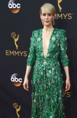 SARAH PAULSON at 68th Annual Primetime Emmy Awards in Los Angeles 09/18/2016
