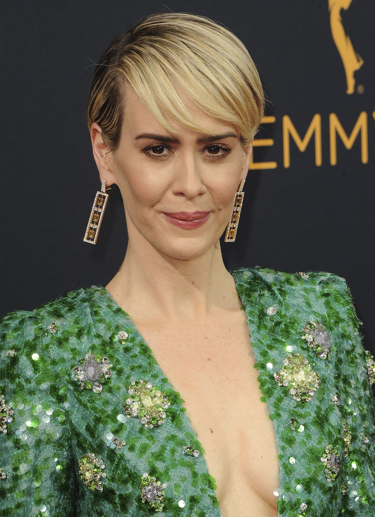 SARAH PAULSON at 68th Annual Primetime Emmy Awards in Los Angeles 09/18 ...