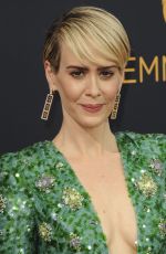 SARAH PAULSON at 68th Annual Primetime Emmy Awards in Los Angeles 09/18/2016
