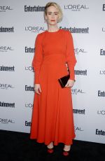 SARAH PAULSON at Entertainment Weekly 2016 Pre-emmy Party in Los Angeles 09/16/2016