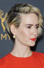 SARAH PAULSON at Television Academy Reception for Emmy Nominees in West Hollywood 09/16/2016