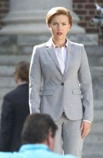 SCARLETT JOHANSSON on the Set of 