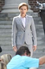 SCARLETT JOHANSSON on the Set of 