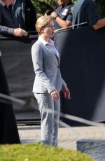 SCARLETT JOHANSSON on the Set of 