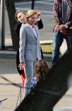SCARLETT JOHANSSON on the Set of 