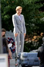 SCARLETT JOHANSSON on the Set of 
