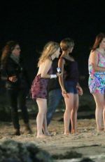 SCARLETT JOHANSSON on the Set of 