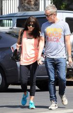 SELMA BLAIR Shopping at Bristol Farms in Beverly Hills 09/22/2016
