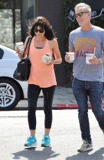 SELMA BLAIR Shopping at Bristol Farms in Beverly Hills 09/22/2016
