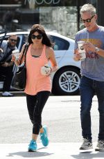 SELMA BLAIR Shopping at Bristol Farms in Beverly Hills 09/22/2016