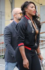 SERENA WILLIAMS Arrives at Gucci Fashion Show at Milan Fashion Week 09/21/2016