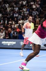 SERENA WILLIAMS at Dojokovic & Friends Tennis Event in Milan 09/21/2016