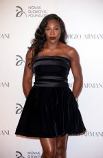 SERENA WILLIAMS at Novak Djokovic Foundation Gala Dinner in Milan 09/20/2016