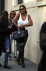 SERENA WILLIAMS Out and About in Milan During Fashion Week 09/22/2016