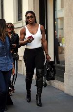 SERENA WILLIAMS Out and About in Milan During Fashion Week 09/22/2016