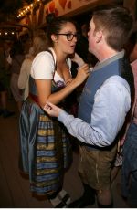 SHAILENE WOODLEY at Kaefer Tent for Oktoberfest in Munich 09/20/2016