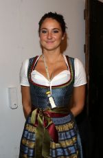 SHAILENE WOODLEY at Kaefer Tent for Oktoberfest in Munich 09/20/2016