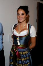 SHAILENE WOODLEY at Kaefer Tent for Oktoberfest in Munich 09/20/2016