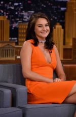 SHAILENE WOODLEY at Tonight Show Starring Jimmy Fallon in New York 09/13/2016