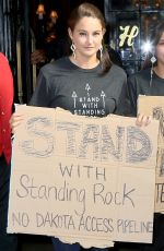 SHAILENE WOODLEY Protests Against Dakota Access Pipeline in New York 09/13/2016