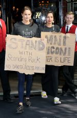 SHAILENE WOODLEY Protests Against Dakota Access Pipeline in New York 09/13/2016