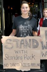 SHAILENE WOODLEY Protests Against Dakota Access Pipeline in New York 09/13/2016