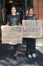 SHAILENE WOODLEY Protests Against Dakota Access Pipeline in New York 09/13/2016