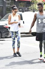 SHANINA SHAIK at a Gym in New York 08/31/2016